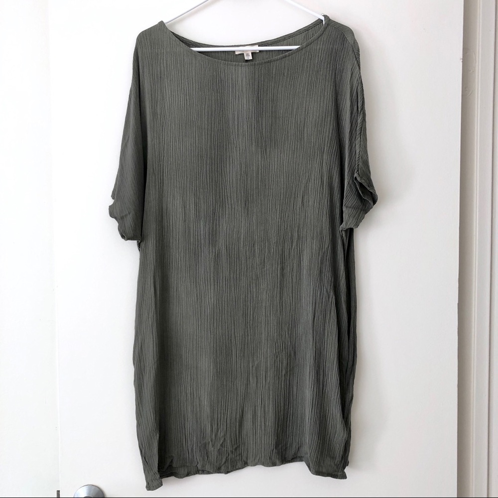 Urban Outfitters Silence + Noise Green Olive Dress